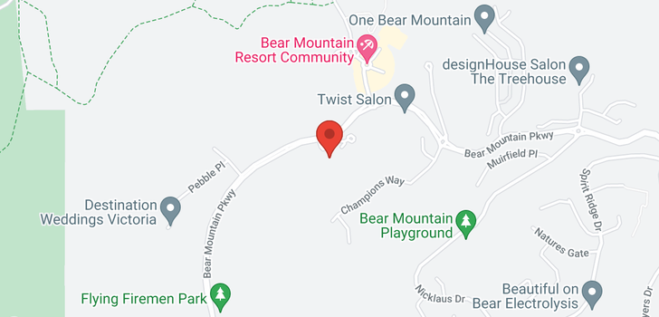 map of 214-1395 Bear Mountain Pkwy
